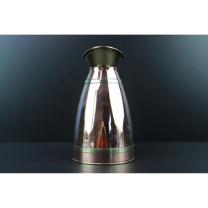 Carafe en cuivre de qualité supérieure pour le stockage de l'eau, finition artisanale, durable, couleur argentée, finition polie brillante, disponible à un prix compétitif - Product Image 2