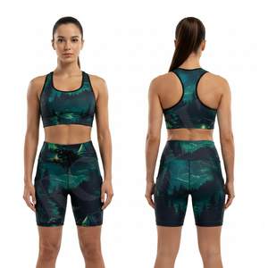 Fabricant de vêtements personnalisés Pro Felt, shorts de sport personnalisés avec impression, shorts de yoga, de fitness, de course à pied, de cyclisme, OEM - Product Image 3