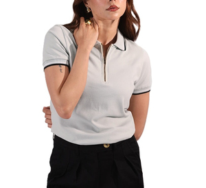 Polos classiques pour femmes, vente en gros au meilleur prix, polos unis personnalisés, polos de sport pour femmes avec logo personnalisé - Product Image 1