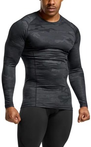 Camiseta Deportiva de Secado Rápido para Hombre, Compresión, Elástica, para Gimnasio, Running, Entrenamiento, Fitness - Product Image 3