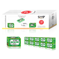 Lames de rasoir à bord simple Sharp Super Platinum, en acier inoxydable, jetables, importées, de qualité supérieure et durable, en pack pilier, très demandées