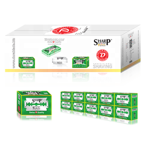 Lames de rasoir à bord simple Sharp Super Platinum, en acier inoxydable, jetables, importées, de qualité supérieure et durable, en pack pilier, très demandées - Product Image 2