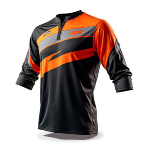 เสื้อเจอร์ซีย์โมโตครอสสำหรับเด็ก แบบสั่งทำพิเศษ ระบายอากาศได้ดี แห้งเร็ว แขนยาว ผลิตจากโพลีเอสเตอร์ - Product Image 2