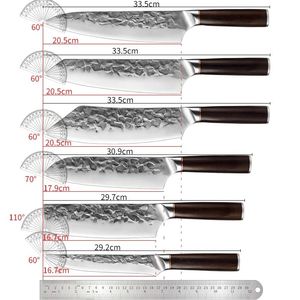 Ensemble de couteaux de cuisine forgés en acier inoxydable, collection de couverts professionnels pour chef, couteaux de cuisine de qualité supérieure - Product Image 2