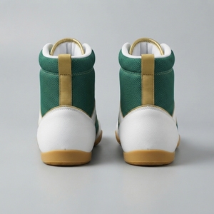 Zapatos de Práctica de Boxeo para Hombre y Mujer, Ligeros, de Caña Alta, Transpirables, de Cuero, con Suela Antideslizante Flexible, para Entrenamiento en Gimnasio, Personalizados - Product Image 3