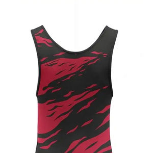 Singlet de Lucha Reversible para Hombre, Material Frontal de Spandex/Poliéster, Ajuste Cómodo y Elástico, Uso Individual para Lucha - Product Image 6