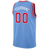 Camiseta de Baloncesto 3D Personalizada de Malla Negra con Nombre y Número del Equipo Rojo, Impresión Sublimada, Ligera, de Secado Rápido, Cuello en V, Sin Mangas, Unisex