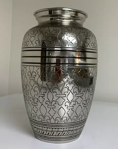 Urna Funeraria de Latón Pulido Brillante para Cenizas de Adultos, Estilo Americano/Europeo - Product Image 2