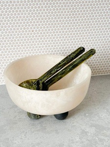 Tazón para Servir Ensaladas de Resina Ecológica de Grado Alimenticio, Pulido y Personalizado, para Decoración de Mesa en Bodas y Fiestas - Product Image 3