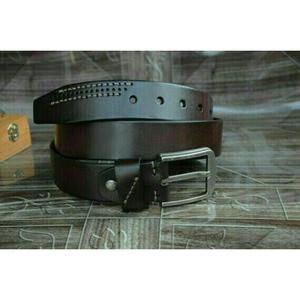 Ceintures en cuir pour hommes, très demandées, prix de gros, ceintures en cuir véritable, finition noire, 100% originales - Product Image 6