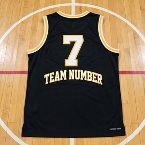 OEM Team Number Basketball Jerseys 100% Polyester Basketball Sleeveless Shirts Tops Quick Dry Sportswear Sleeveless Jersey Tops - Product Image 5