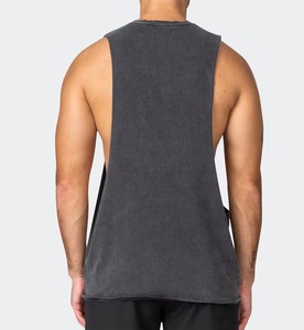 High Quality Fitness Bodybuilding Gym Tank Tops Wholesale <b>Mens</b> <b>Singlet</b> Casual Ribbed Cotton Vest - Product Image 2