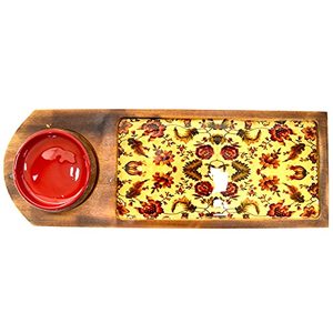Decorative Wooden Tray for Elegant <b>Coffee</b> <b>Table</b> Styling Premium Wooden Tray with Designer Printed Artwork at cheap price - Product Image 2