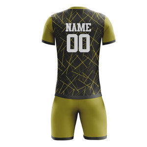 Ensemble de maillots de football personnalisés, uniforme de football par sublimation, tenue d'équipe, kit sportif, maillot et short avec logo personnalisé, vente en gros OEM - Product Image 6