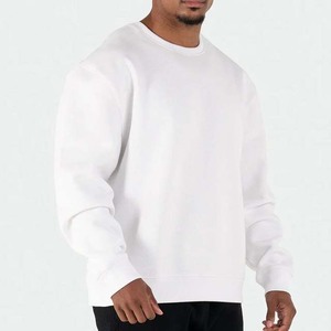 Sudadera de Hombre con Cuello Redondo, Color Sólido, Corte Holgado, Felpa de Algodón, Bordada, Estilo Casual Otoñal, Tejida, Manga Larga, Personalizable - Product Image 5