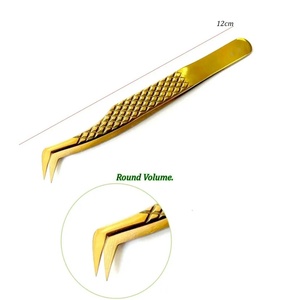 แหนบสแตนเลสปลายเรียบสำหรับติดขนตาปลอม ความยาว 10 มม. - Product Image 4