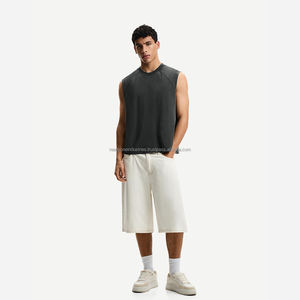 T-shirt à col rond uni avec impression numérique personnalisée et logo Unisexe Oversize T Shirt Hommes - Product Image 4