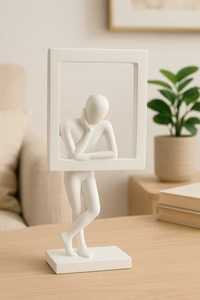 L 30 x W 16 x H 8 cm Figurine Sculpture Framed Artistic Tabletop Decor for Living Room home decor office decor - Product Image 2