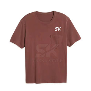 เสื้อยืดสีพื้นดีไซน์ล่าสุด ผ้าเนื้อนุ่ม แห้งเร็ว มีกระเป๋าเสื้อ เหมาะสำหรับกิจกรรมกลางแจ้ง - Product Image 3