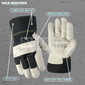 Gants de travail multi-usages, conception flexible pour les tâches d'entretien quotidiennes, gants de qualité supérieure - Product Image 4