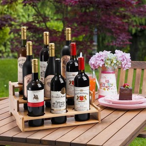 ชั้นวางไวน์ไม้มะม่วง - ที่เก็บไวน์ไม้ทำมือขายส่ง - Product Image 2