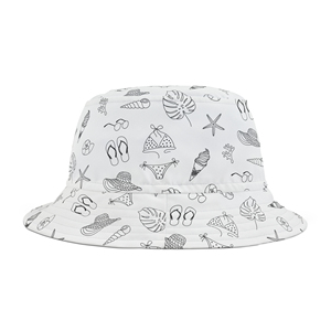 Wholesale Price <b>Summer</b> Beach Casual Solid Polyester/Cotton Bucket <b>Hat</b> with Embroidery Custom Logo for <b>Men</b> - Product Image 1