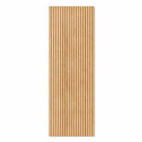 Panel de Pared de Madera con Función de Reducción de Ruido para Decoración de Paredes Interiores de Comedor, Sala de Estar y Baño, Paneles Acanalados de Madera