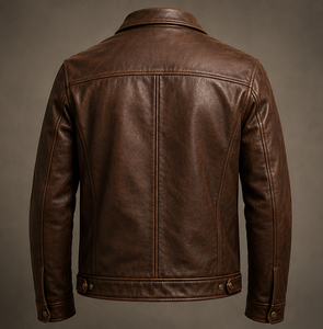 Champ King VESTE EN CUIR PREMIUM DE HAUTE QUALITÉ POUR HOMMES, IMPERMÉABLE, AUTOMNE, CASUELLE, TRÈS ÉLÉGANTE ET COOL - Product Image 2