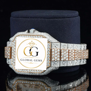 Top Selling Fully White Iced Out Diamond Watch with Full Stones For Wedding or Party Available at Export Price - Product Image 4