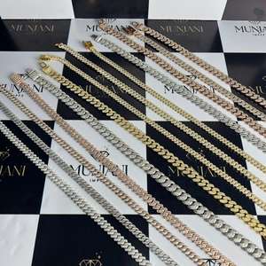 Luxury IGI Certified Moissanite <b>Chain</b> Custom Rose Gold & Gold Plated S925 Silver Unisex Necklaces Iced Hip Hop Jewelry - Product Image 4