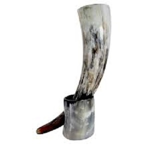 Auténtico Cuerno Vikingo para Beber, Hecho a Mano con Cuerno de Búfalo, Pulido, Natural, Trasuntura Tradicional Nórdica, Recipiente Rústico Medieval para Miel - Product Image 4