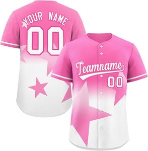 Wholesale High Quality Fashionable Short Sleeve Baseball Jersey Custom Printed Quick Dry Softball Breathable Cheap Price 100% - Product Image 3