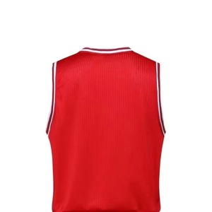 Conjunto de Uniforme de Baloncesto Unisex, Diseño Sublimado, Secado Rápido, Talla Adulto, Transpirable, Antibacterial, Nombre del Equipo Personalizado, Sin Mangas - Product Image 2