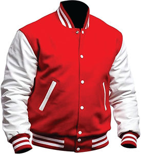 Custom Denim Varsity Jacket Embroidery Winter Baseball Letterman CollegeBaseballjacket <b>Men</b> Stand Collar Front Logo - Product Image 2
