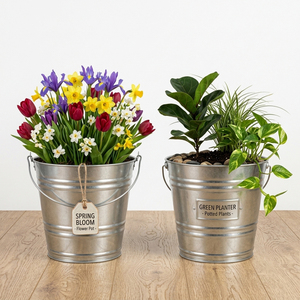 Seau en acier galvanisé de 14 litres - Product Image 5