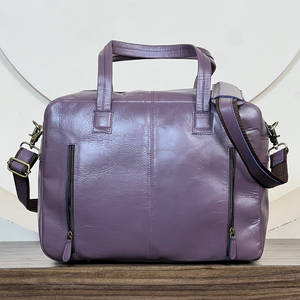 Sacs à couches multifonctionnels en cuir de vachette repoussé de qualité supérieure 2026 avec poches zippées, organisateur de voyage pour bébé - Product Image 5