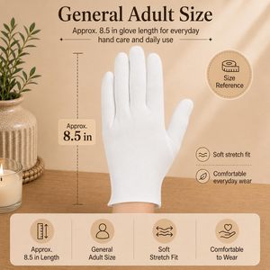 Guantes de Seguridad de Calidad Superior Antideslizantes con Forro de Algodón, Diseño Único con Puntos de Silicona en la Palma, Precios Bajos - Product Image 3