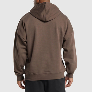 Sweat-shirts à capuche surdimensionnés et structurés pour hommes, effet délavé à l'acide, personnalisables, de la marque Manufacturer Heavyweight - Product Image 2