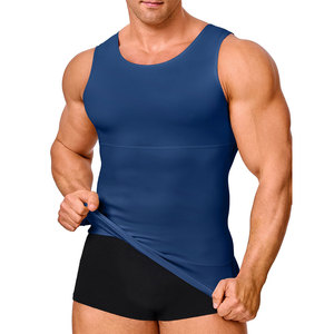 Premium Elastic Performance Tank Moisture Control Workout Activewear Sleeveless <b>Compression</b> <b>Shirt</b> - Product Image 1