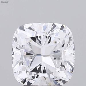 Diamant solitaire de laboratoire taille coussin, de 1,00 à 5,00 carats, certifié IGI, pour bijoux de bague, taille personnalisable - Product Image 5