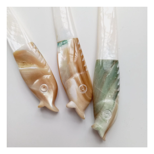 Cuchara de Concha Marina Natural Hecha a Mano, Ligera, Desechable, Duradera y Ecológica para Servicio de Alimentos y Eventos - Product Image 6
