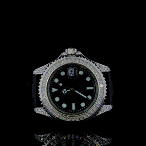 Reloj RLX Totalmente Cubierto de Diamantes Moissanite, Joyería Hiphop, Material de Plata 925, para Regalo de Compromiso, Boda o Aniversario - Product Image 1