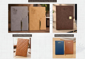 B5 Premium Durable Hard Cover Paper Pasting <b>Diary</b> Notebook 2027 <b>Planner</b> Journal Custom Logo Printing Gift Set - Product Image 3