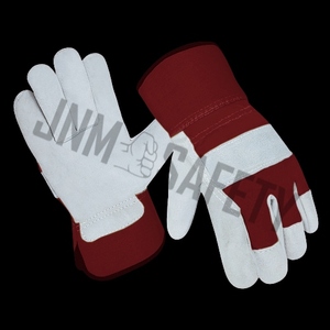 Guantes Profesionales de Trabajo Resistentes de Cuero Vacuno, Guantes de Seguridad con Protección Personal - Product Image 5