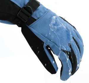 Gants de ski d'hiver pour hommes en cuir de haute qualité, coupe-vent, imperméables, prix compétitif, gants d'hiver chauds et coupe-vent - Product Image 3