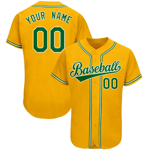 Maillot de baseball vierge de haute qualité à manches courtes, vente en gros, sublimation et broderie, vêtements de sport américains - Product Image 3