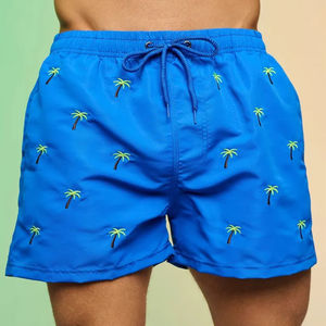 NUEVOS Shorts de Playa y Bañadores para Hombre, con Logotipo Bordado Personalizado, de Secado Rápido, Cintura Alta, Estilo Casual, a un Precio Razonable - Product Image 1