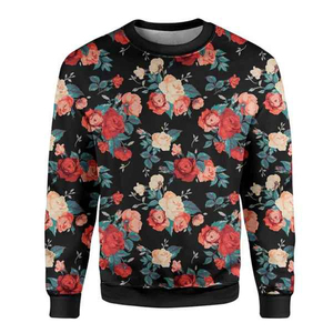 Sudadera Moderna para Hombre con Sublimación, Estampado Abstracto Personalizado, Manga Larga, Ligera, Mezcla de Poliéster, Puños Acanalados, Estilo Contemporáneo - Product Image 3
