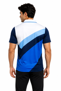 เสื้อโปโลซับลิเมชั่นแบบกำหนดเองสำหรับผู้ชาย เสื้อโปโลสำหรับเล่นกอล์ฟ แห้งเร็ว ระบายเหงื่อได้ดี ชุดกีฬา ชุดยูนิฟอร์มบริษัท ชุดทีม - Product Image 3