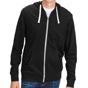 Sweat à capuche zippé pour homme de haute qualité, coupe ample, doux et confortable, style streetwear, vente en gros - Product Image 1